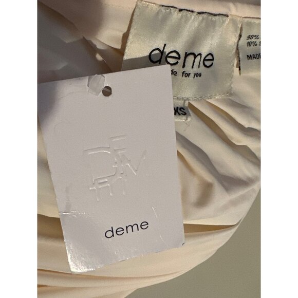 Deme by Gabriella Jolene Gown in Off White X-Small New Womens Maxi Dress - Picture 9 of 17
